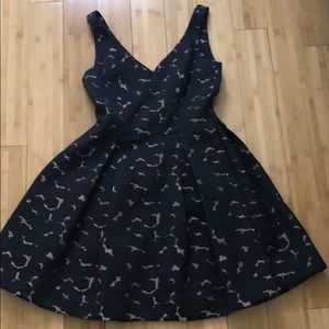 Mini Jacquard Cocktail Dress